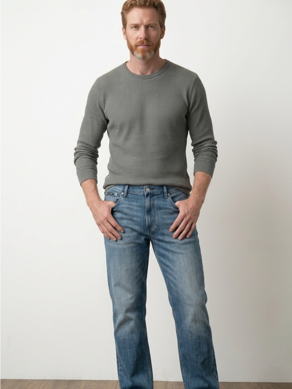 Calvin Klein Light Blue Straight Men Jeans